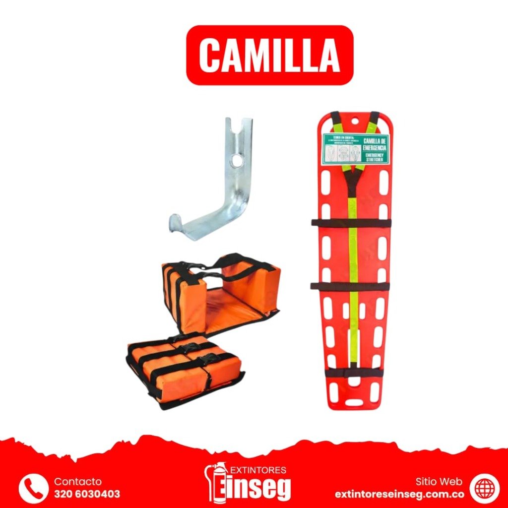Camilla de emergencia de madera en Medellín